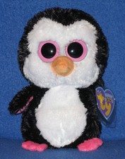 TY BEANIE BOOS - PADDLES the 6" PENGUIN - MINT with MINT TAGS