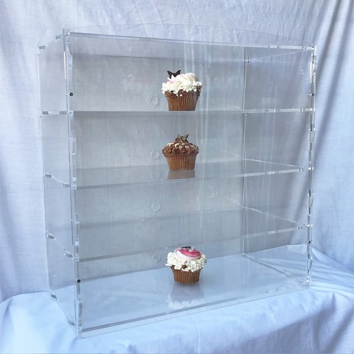 Acrylic Bakery Pastry Display Case Stand Cabinet Cakes Donuts Cupcakes Pastries - Picture 19 of 35