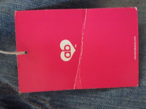 Dear By Amanda Bynes 100% Cotton Low Rise Boot Cut Blue Jeans Size 16 S NWT - Picture 6 of 8