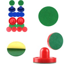 US 4 Pack Air Hockey Pushers Paddles and Air Hockey Pucks Strikers for Tables