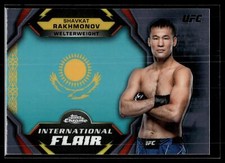 Shavkat Rakhmonov 2024 Topps Chrome UFC International Flair Card #IFL-5