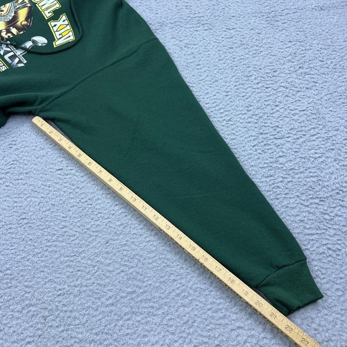 NFL Hoodie Super Bowl XLV Champions Green Bay Packers Large Ring Logo Sweatshirt - Picture 5 of 8