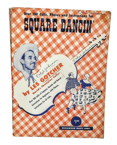 FOTOS E INSTRUCCIONES PARA SQUARE DANCIN' - LES GOTCHER - MÚSICA MADERA DE HAYA - 1950 - Imagen 1 de 3