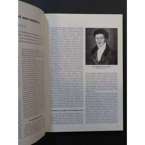 OFFENBACH Jacques Les Contes d'Hoffmann L'avant Scène Opéra No 25 - Foto 4 di 7