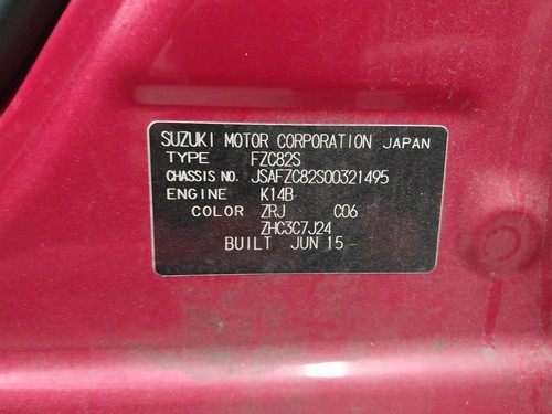 SUZUKI SWIFT RIGHT FRONT SEAT BELT ONLY FZ 08/2010-03/2017 727401 - Picture 6 of 10