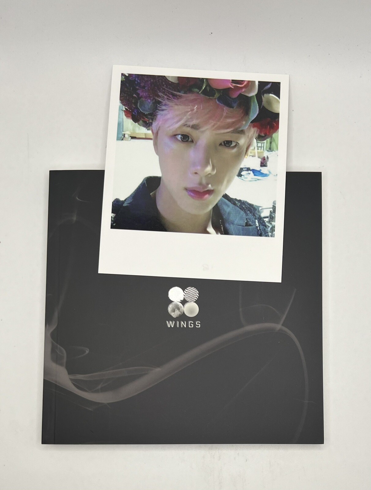 Álbum BTS Wings (versión N) + CD + libro de fotos + tarjeta fotográfica oficial Jin