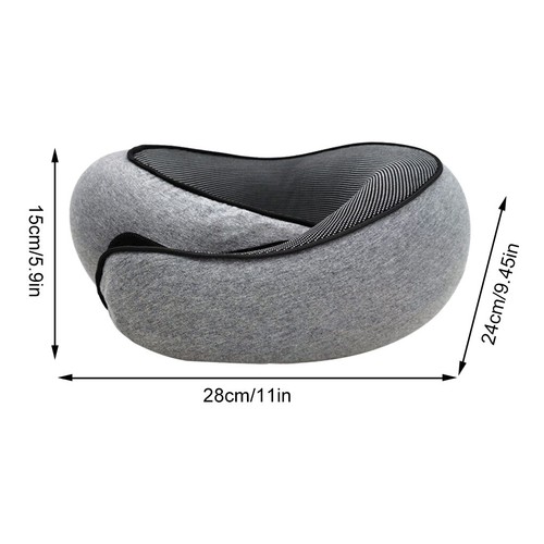 Travel Neck Pillow Memory Foam U Shaped Comfortable & Breathable Soft for Plane - Picture 32 of 33
