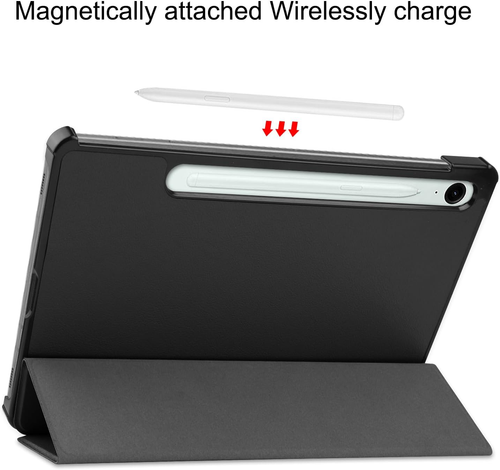 Cover Protettiva per Samsung Galaxy Tab S10 FE/ S9 FE 10.9 Pollici Custodia, Ner - Afbeelding 6 van 12