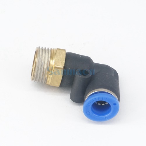 5pcs 4-12mm 1/8"-1/2" BSP Male Pneumatic Elbow Push In Quick Release Air Fitting - Picture 38 of 52
