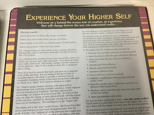 THE HIGHER SELF & MAGICAL MIND MAGICAL BODY Kassettensets Deepak Chopra M.D. D5 - Bild 9 von 10