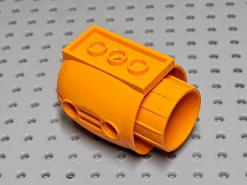 Lego Vehicle Aircraft Jet Engine, 4x5x3 [43121] Orange x2 - Picture 5 of 5
