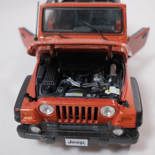 Maisto 1/18 Jeep Wrangler Rubicon Rojo Metal Diecast Metal *READ - Picture 15 of 20