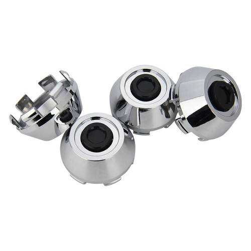 61mm Center Cap Blank Cover Cap Bronze & Silver Hubcaps For Rims Parts - 4pcs - Picture 6 of 7