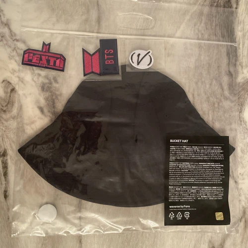 BTS Made By Fan 2024 FESTA Bucket Hat With V patch