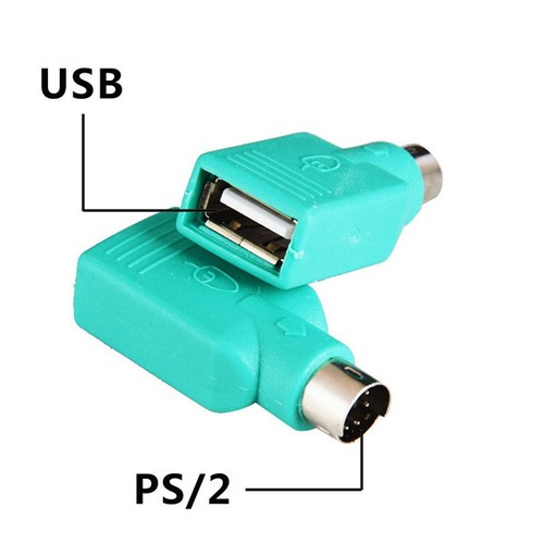 ADATTATORE COMPUTER USB PS / 2 MASCHIO MOUSE TASTIERA CONVERTIRE CAVETTO ea - Zdjęcie 5 z 8