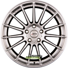 4x Autec Typ L - Lamera hyper silber 8x19 ET38 - LK5/112 ML70 Felgen Alufelgen
