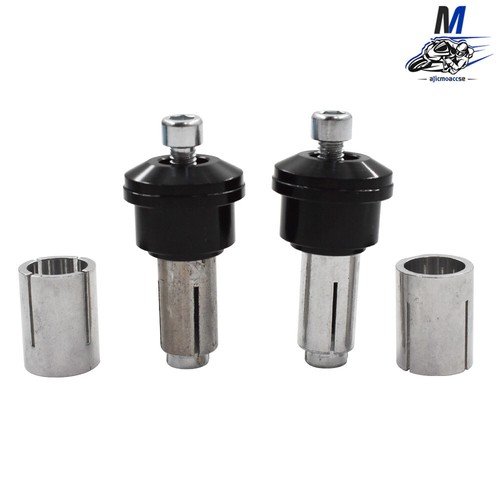 Espejos retrovisores laterales de extremo de manillar de motocicleta de 7/8" para Honda Yamaha Kawasaki - Imagen 4 de 7