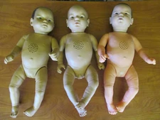 Lot of 3 RealityWorks-Reality Baby II -- 2 Female Asian and 1 Male White