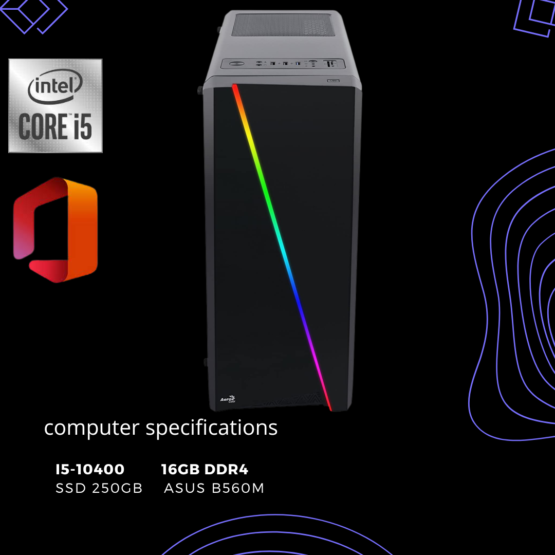 新品i5 10400/16G/SSD512G/Office2019H&B Intel Core i5-10400F Processor (4.3 GHz, 6 Cores, Socket
