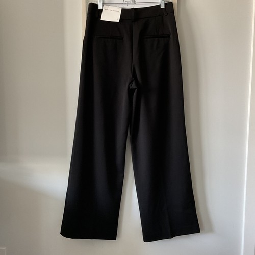 Ann Taylor LOFT Black Peyton Wide Leg Trouser Pants Size 6 NWT - Picture 5 of 22