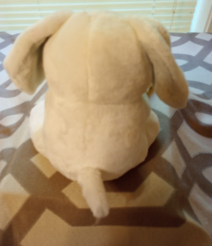 Little Beginnings Dog Plush Lovey Yellow Security Blanket Stuffed Animal Toy - Picture 4 of 5