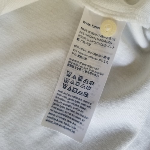 Tommy Hilfiger Shirt Men S White Logo Spell Out Embroidered Polo Custom Fit - Picture 14 of 16
