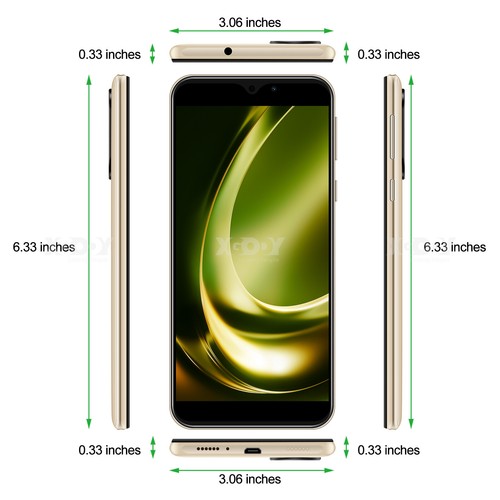 Android Smartphone Cell Phone 16GB Unlocked Cheap New Phones Dual SIM Quad Core - Picture 18 of 26