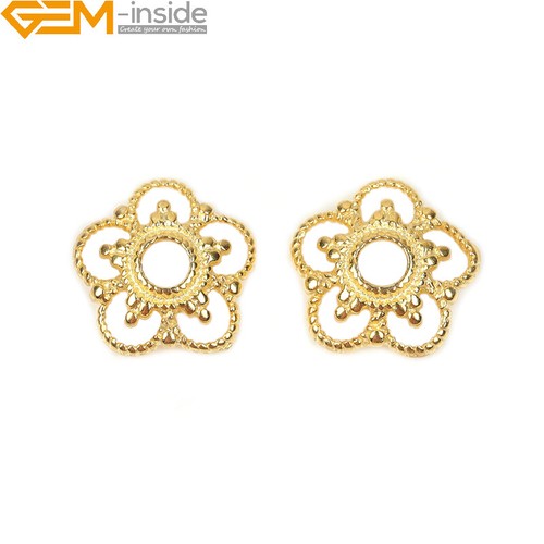 10 pz Distanziatore perline fiore argento sterling S925 perline reperti gioielli artigianali - Foto 34 di 62