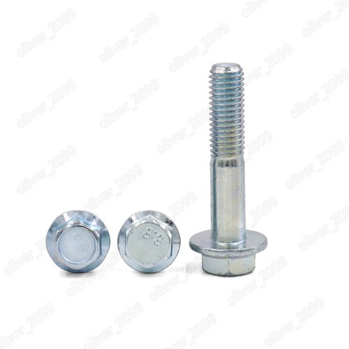 Galvanized 8.8 Steel Hexagon Flange Bolts Heavy Series M5 M6 M8 M10 M12 - Picture 3 of 4