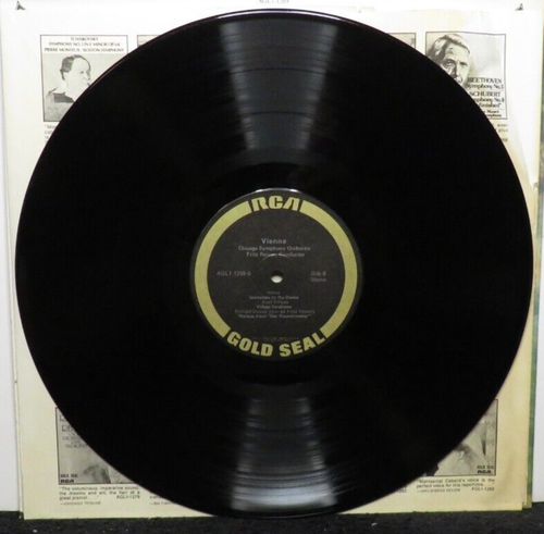 FRITZ REINER CHICAGO SYMPHONY VIENNA (NM) AGL1-1269 LP VINYL RECORD - Picture 4 of 4