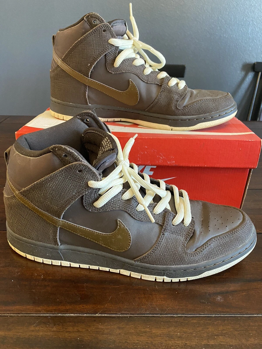 Nike SB Dunk High Baroque Brown Size 12 *rare 2013*