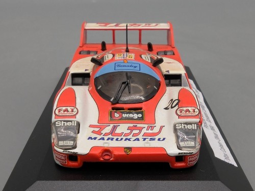 Maquetas de coches 1:43 Quartzo Porsche 962C C1 24H Le Mans 1990 #20 con vitrina - Imagen 9 de 11