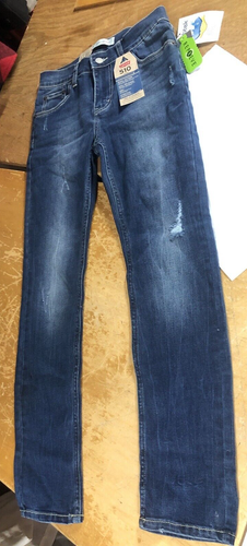NWT $48 new Levis 510 Performance Skinny Distressed Stretch Dark Jeans 14R 27x27 - Picture 3 of 19