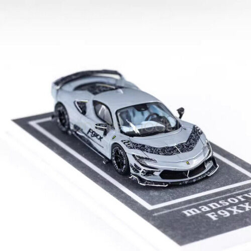 MJ 1/64 Scale Ferrari MANSORY F9XX Grey Diecast car Model Toy Gift NIB - Picture 3 of 6