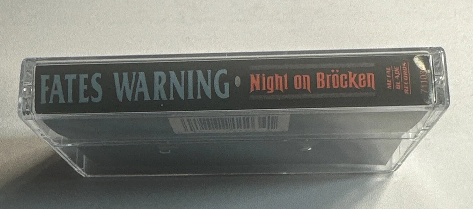 Fates Warning Night On Bröcken cassette tape Heavy Metal Ex / M Condition Foto 4 de 4