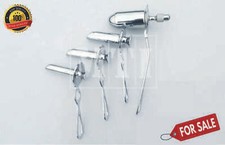 Hirschman Fansler Assorted Anoscope Proctoscope 4 Pcs Set Surgical Instruments