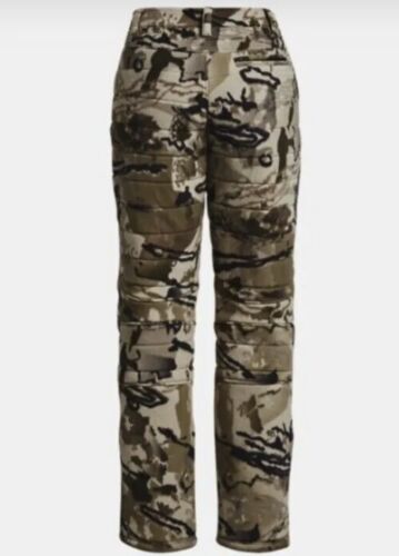 Under Armour Mid Season Windproof Sherpa Barren Camo Hunting Pants Women Size 6 - Picture 2 of 12