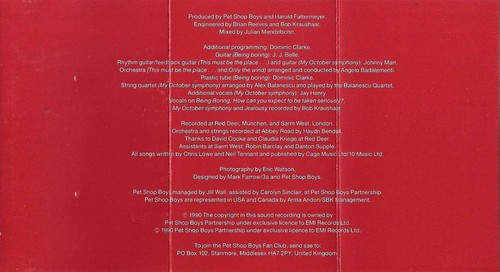 PET SHOP BOYS BEHAVIOUR CASSETTE ALBUM ELECTRONIC SYNTH-POP PARLOPHONE/EMI - Picture 4 of 11