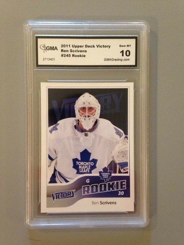 2011 Upper Deck Victory Ben Scrivens Rookie #245 - GMA 10 - Toronto Maple Leafs