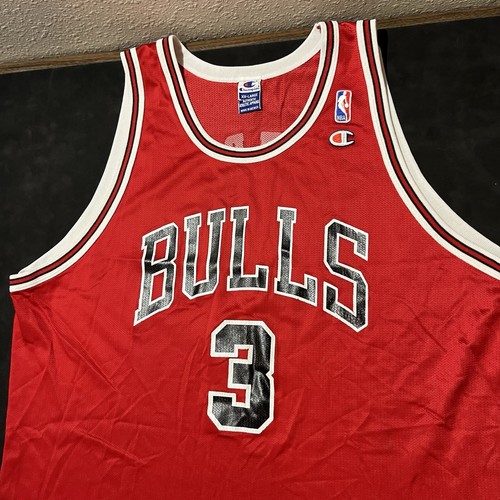 Chicago Bulls Tyson Chandler #3 Champion Trikot Vintage 1990er NBA Herren 2XL selten - Bild 3 von 14