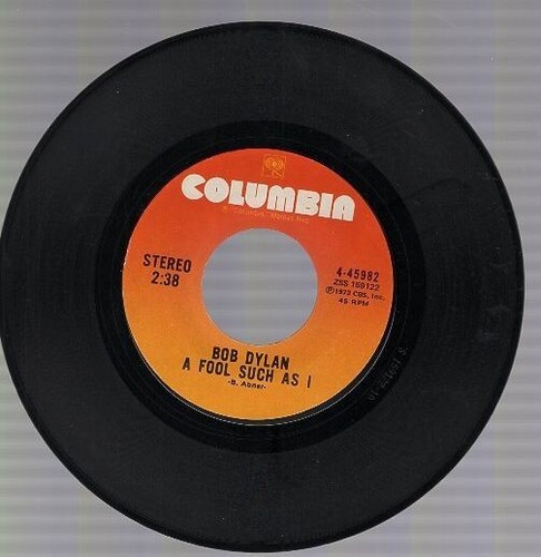 Bob Dylan - A Fool Such As I / Lily Of The West 7" 45 - Picture 7 of 24