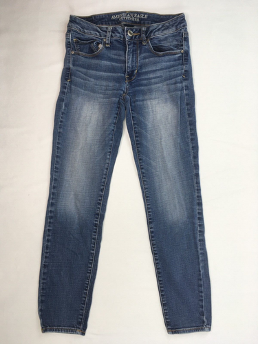 American Eagle Jeans Women's 6 28x28.5 Super Stretch Skinny Light Wash
