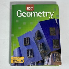 Holt Geometry by David J. Chard 2007 Hardcover + Solutions Key