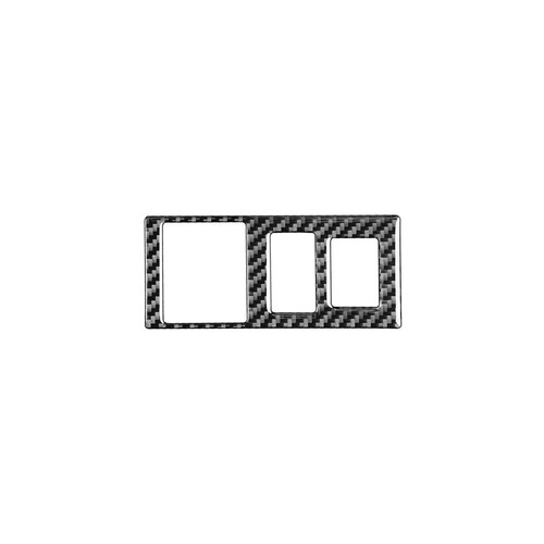 Cubierta de interruptor de faros de espejo retrovisor de fibra de carbono para Toyota Tundra 2014-2018 - Imagen 3 de 11