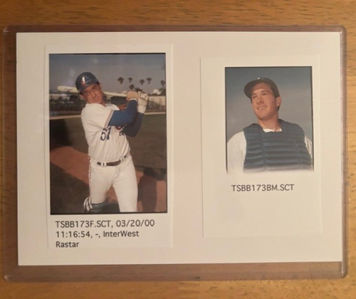 2000 Topps Stars Gary Carter Front & Back Match Print Photos Topps Vault 1/1 Set - Picture 2 of 11