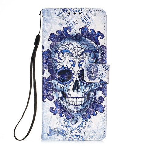 For iPhone 11 12Pro Max 3D Pattern PU Leahter Flip Wallet Stand Phone Case Cover - Picture 16 of 24