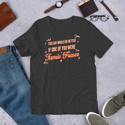 Jamie Fraser T-Shirt, Outlander Fan Gift, Sassenach Gift, Highlander Shirt - Picture 9 of 10