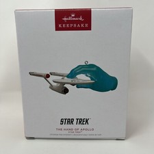 Hallmark Keepsake Christmas Ornament Star Trek The Hand Of Apollo 2023 Brand New