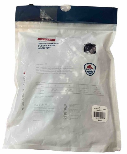 PAJAR Canada Super Stretch FLEECE RUNDHALSAUSSCHNITT SHIRT Herren Medium schwarz weiß Camouflage - Bild 5 von 8