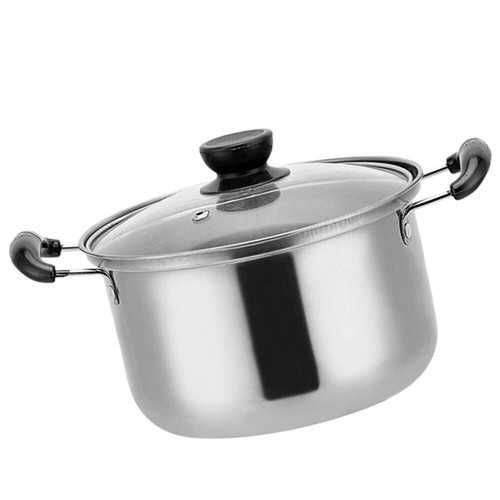 big pot Stainless Reusable Daily Use Soup Pot Boiling Pot for Cooking - Picture 2 of 12